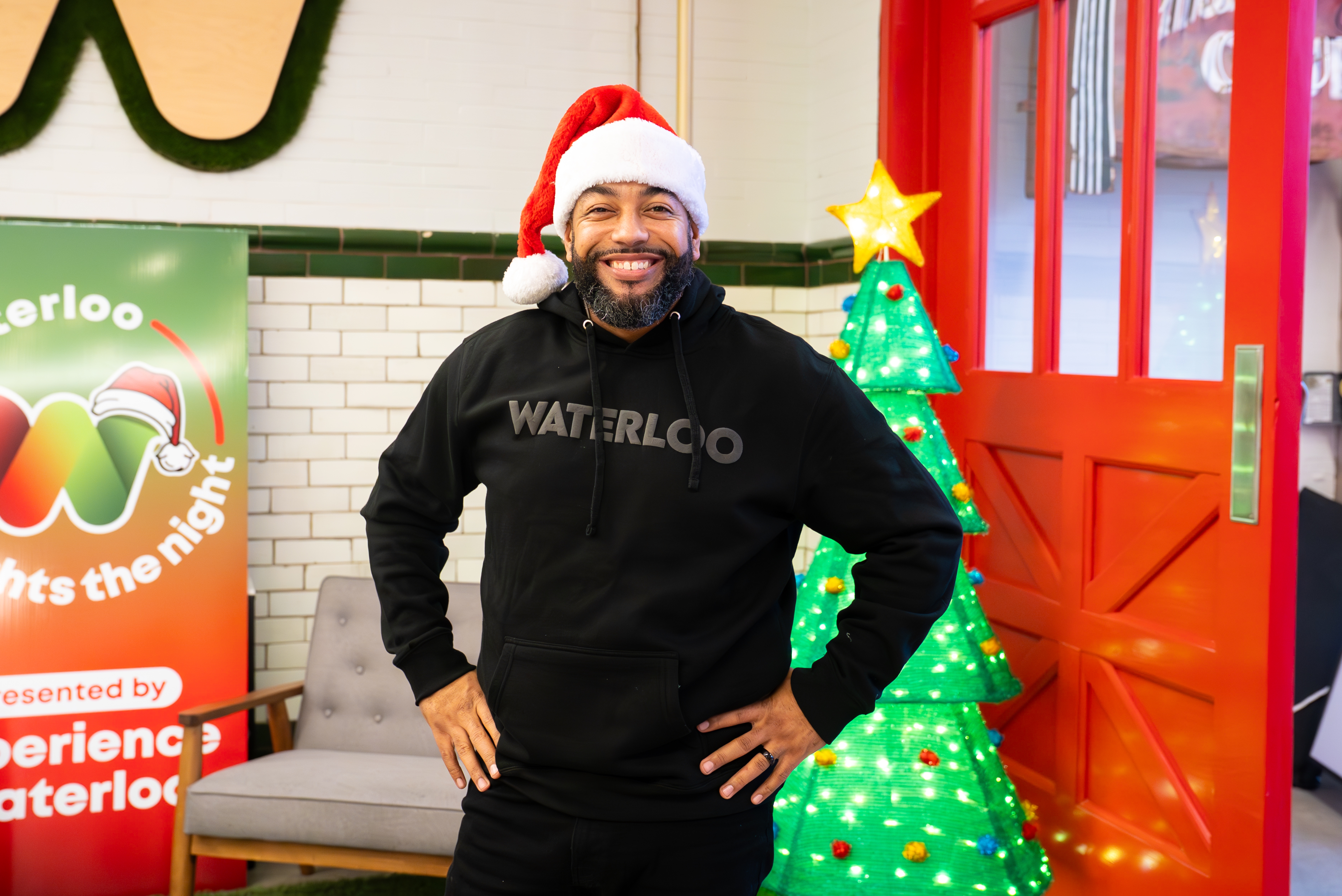 Waterloo Hoodie Sweatshirt - Black