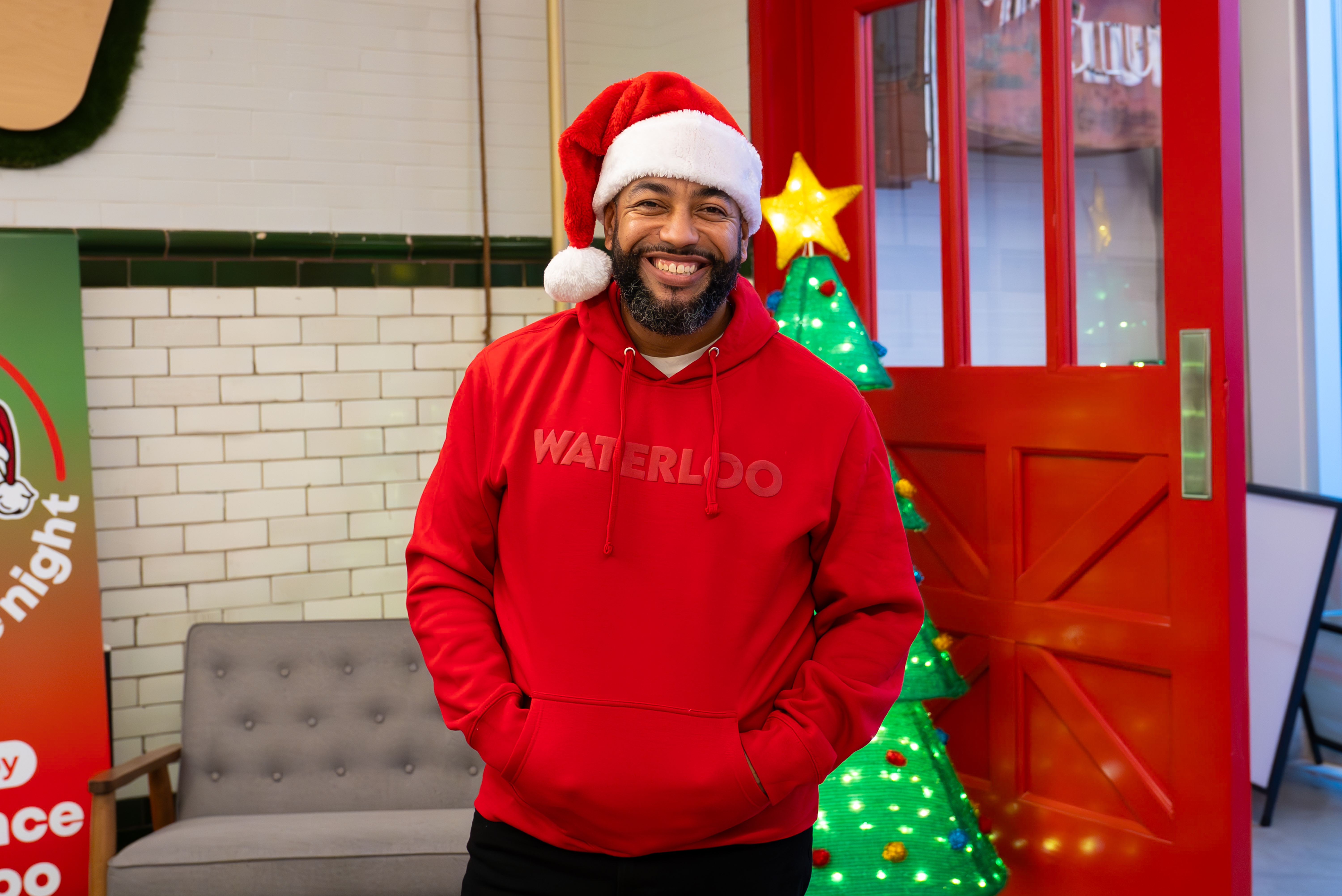 Waterloo Hoodie Sweatshirt - Red